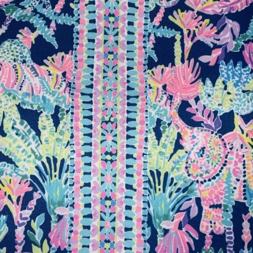 Lilly Pulitzer Blue and Pink Floral Tablet Sleeve